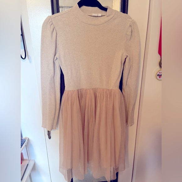 Kids Mix-Media Tulle Dress - Picture 1 of 5